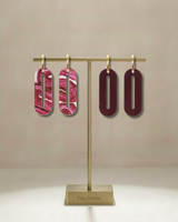 Douce Désir - Bordeaux Earrings