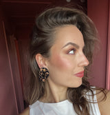 Ovale  Fauve- Brown Earrings