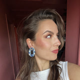 Ovale  Indigo - Blue Earrings