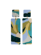 Classique Terre Bleue - Green Earrings