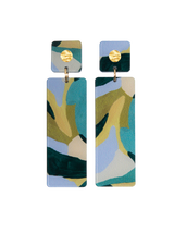 Classique Terre Bleue - Green Earrings