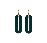 Douce Terre Bleue - Green Earrings