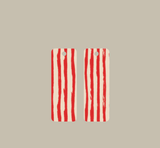 Moderne Stripe Red