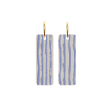 Moderne Stripe Purle Blue