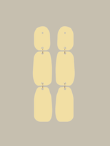 Curieuse Stripe Purple - Earrings