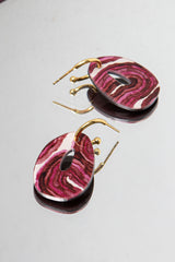 Bulle Désir - Bordeaux Earrings