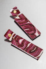 Classique Désir - Bordeaux Earrings