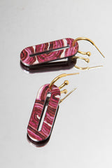 Douce Désir - Bordeaux Earrings