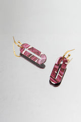 Douce Désir - Bordeaux Earrings