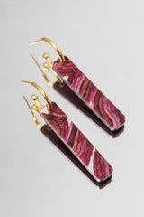 Fine Désir - Bordeaux Earrings