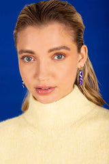 Fine La Danseuse Bleue Earrings