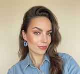 Bulle Indigo - Blue Earrings