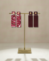 Classique Désir - Bordeaux Earrings